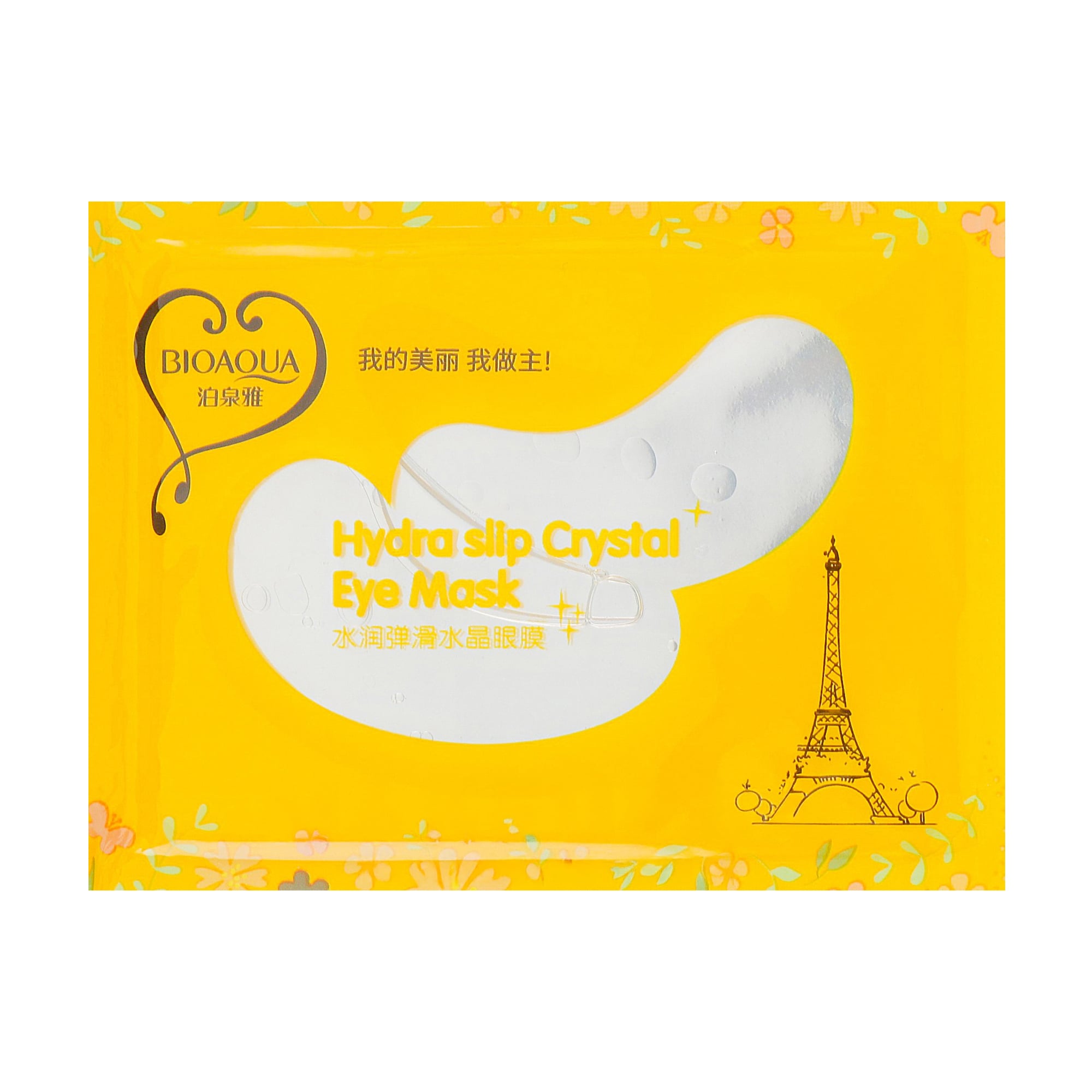 Гідрогелеві патчі для шкіри навколо очей Bioaqua Hydra Slip Crystal Eye Mask, 7.5 г